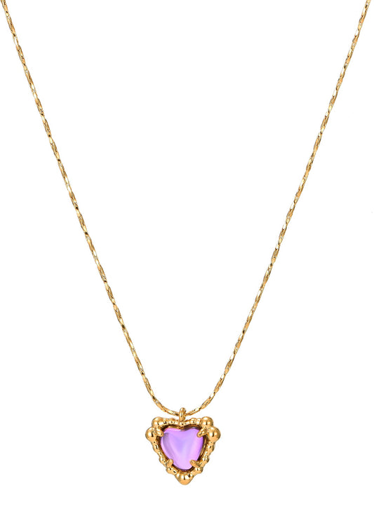 Collana Carly Rosy Heart Love