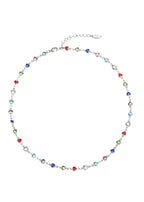 Collana d'oro con cuori colorati Michelle Love