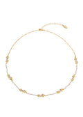 Laurent Pearl Goldene lange Kettenhalskette