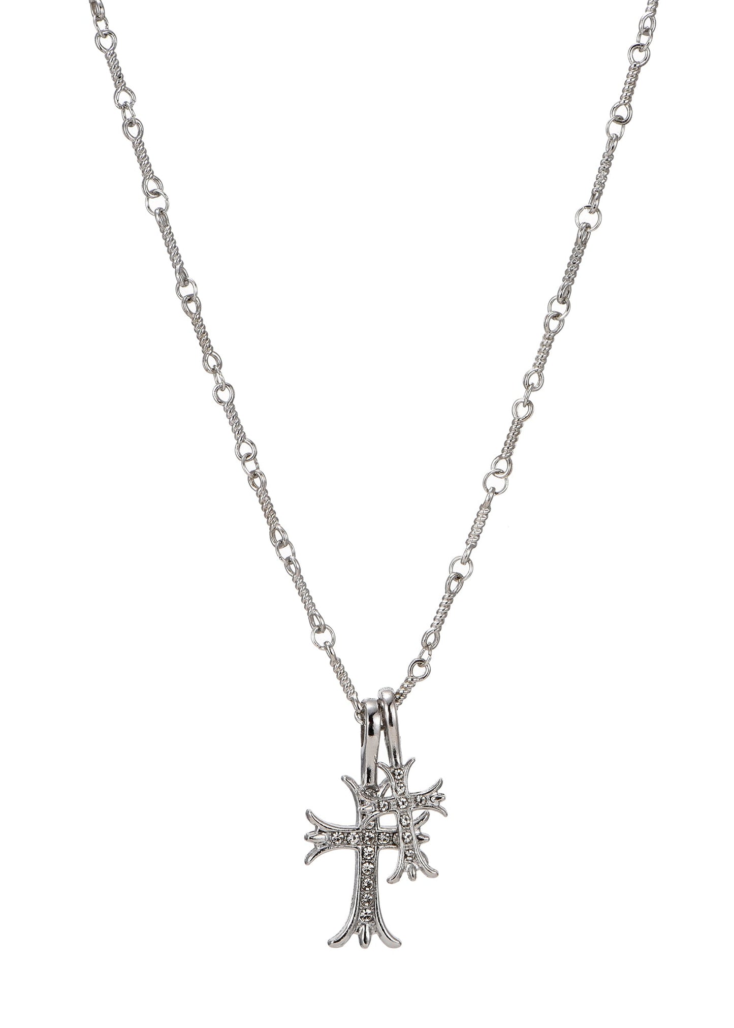 Collana in argento con croce Val Duo