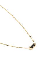 Collana Madelaine in pietra nera