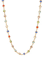 Michelle Bunte Herzen Liebe Goldene Halskette