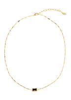 Collana Madelaine in pietra nera