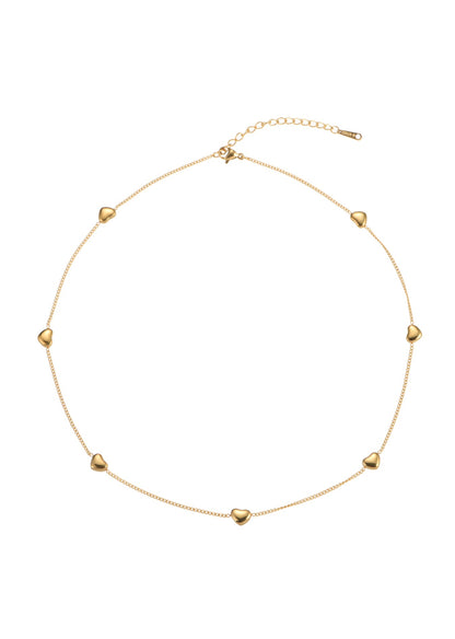 Collana con cuore a catena Duke