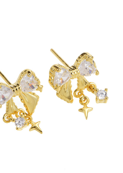 Bianca Schleifenohrringe