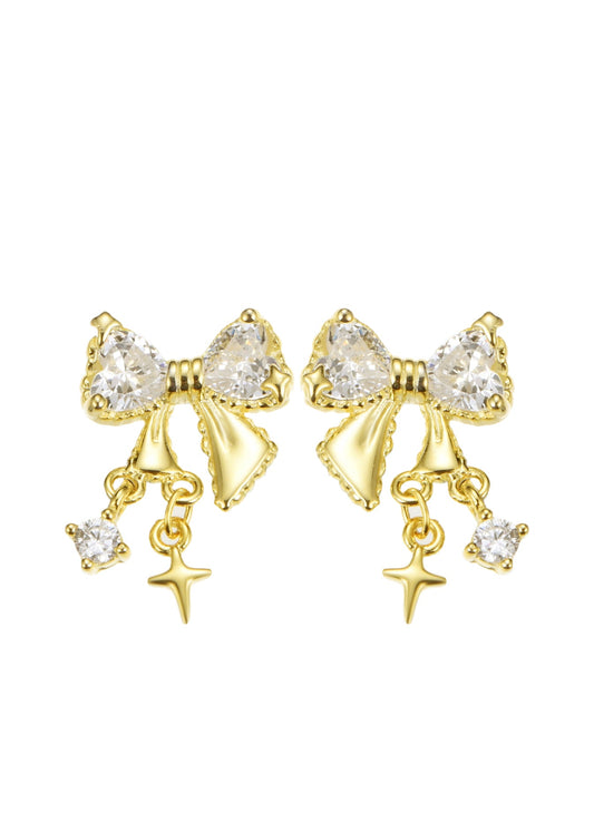 Bianca Schleifenohrringe