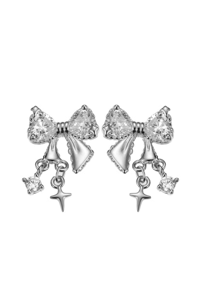 Bianca Schleifenohrringe