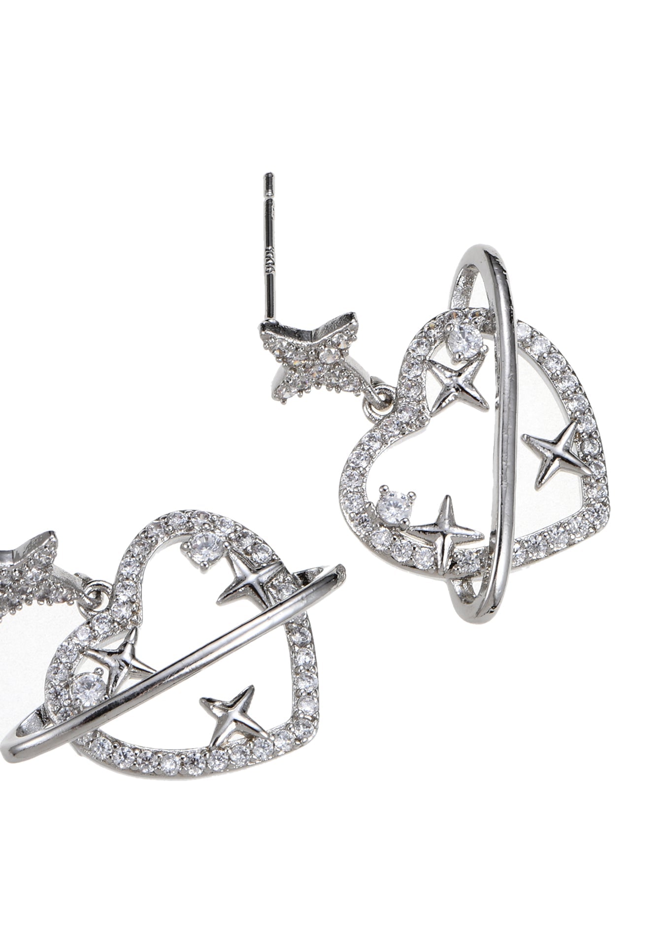 Orecchini in argento Pan Love Planet