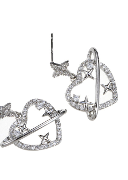 Orecchini in argento Pan Love Planet