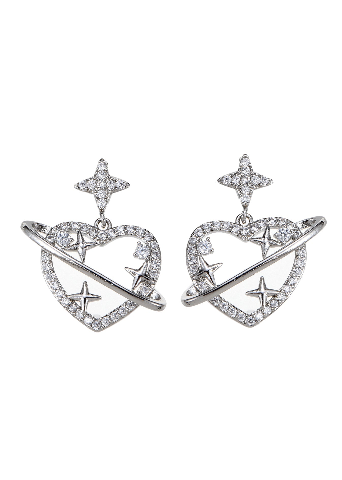 Orecchini in argento Pan Love Planet