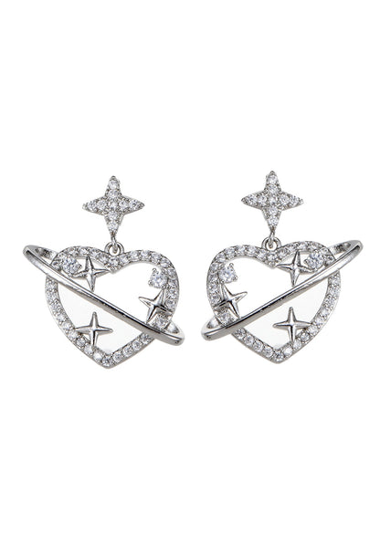 Orecchini in argento Pan Love Planet