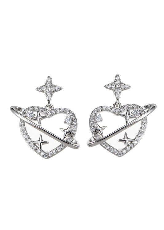 Orecchini in argento Pan Love Planet