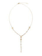 Hayes glitzernde goldene Lasso-Halskette II