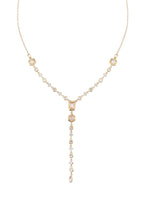 Hayes glitzernde goldene Lasso-Halskette II