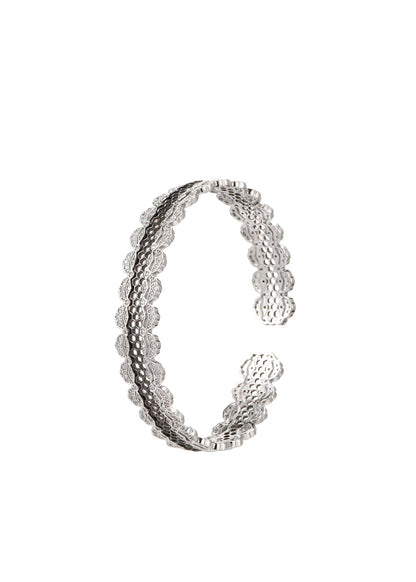 Braccialetto gotico in argento Elodie