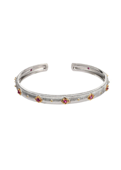 Colette Rotes Silberarmband