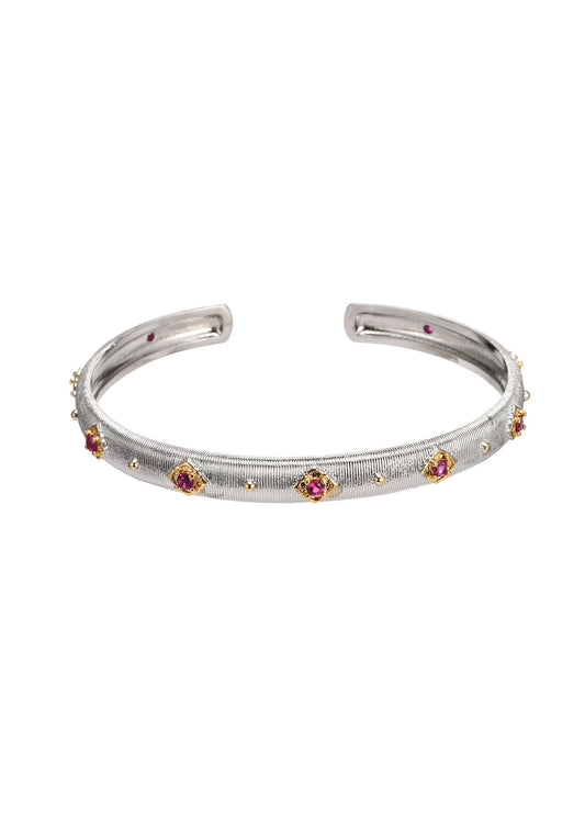 Colette Rotes Silberarmband