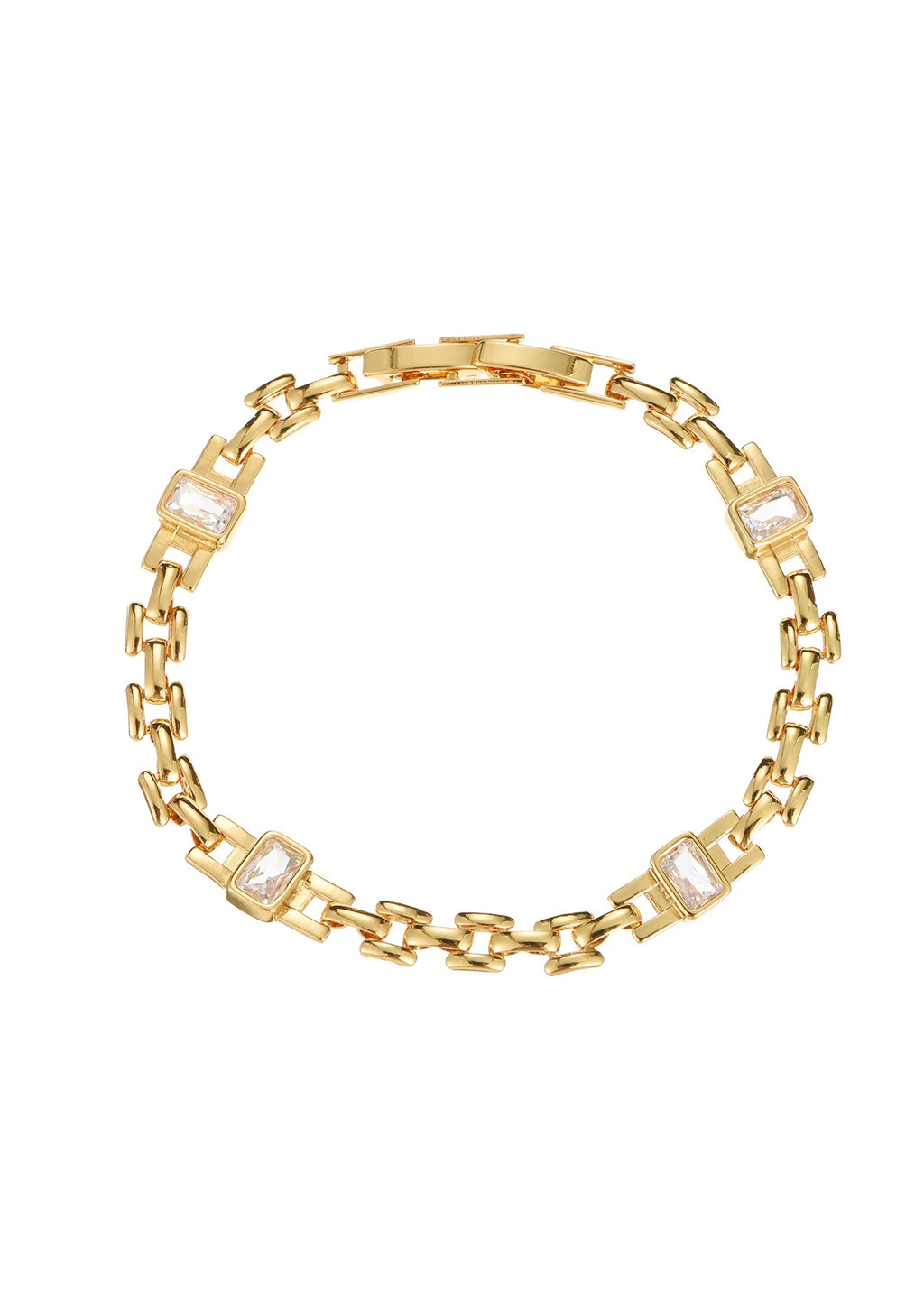 Bracciale Amelie scintillante dorato - I