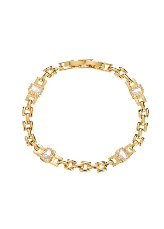 Amelie Glitzerndes Goldenes Armband - I