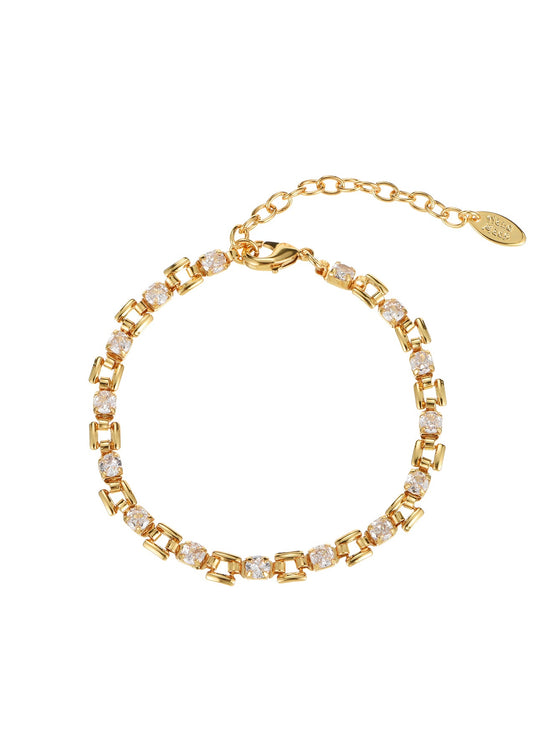 Amelie Glitzerndes Goldenes Armband - II
