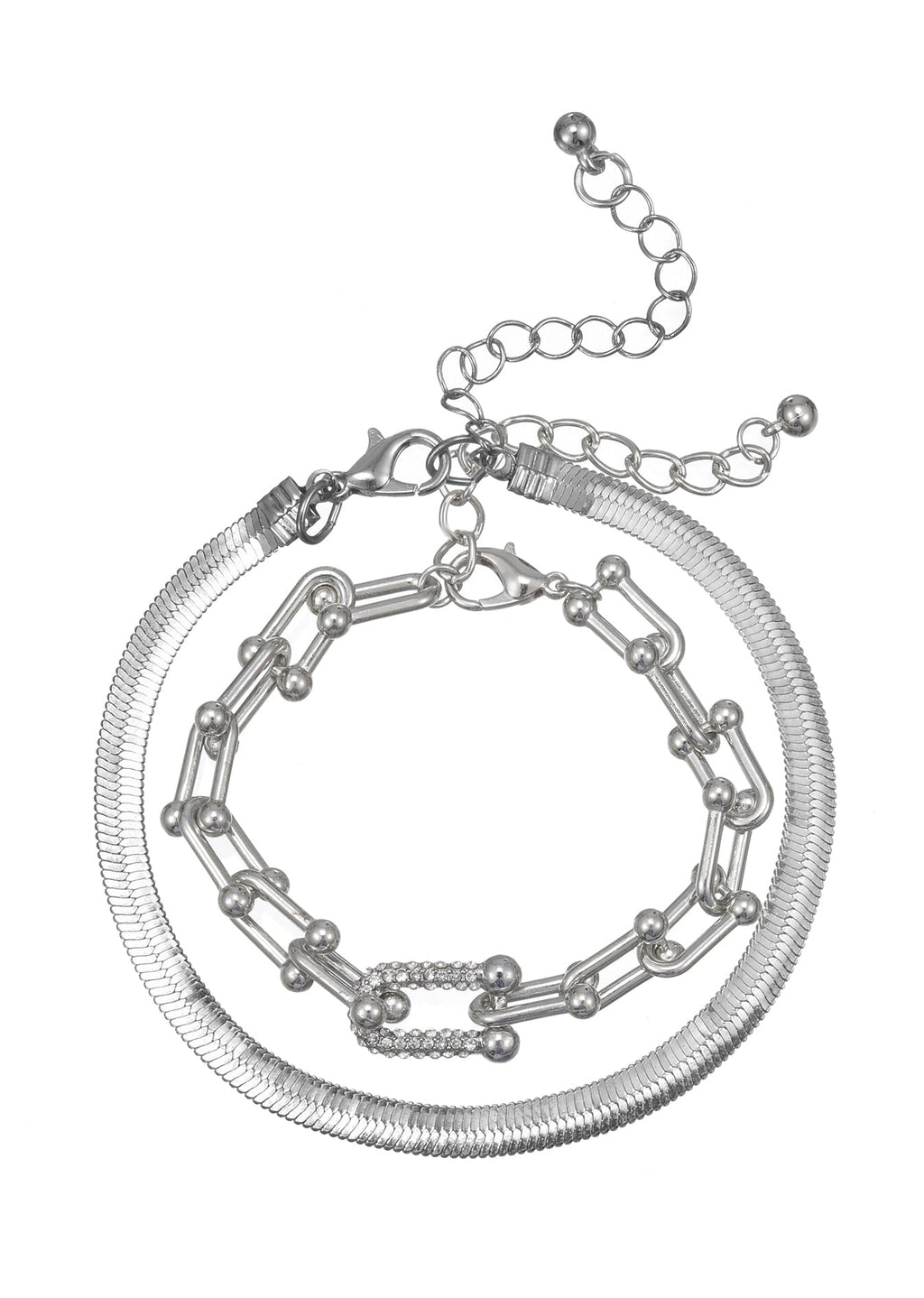 Sevilla Silber Chic Armband Set