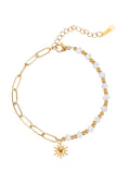 Pamela Sunshine Weißes Muschelarmband
