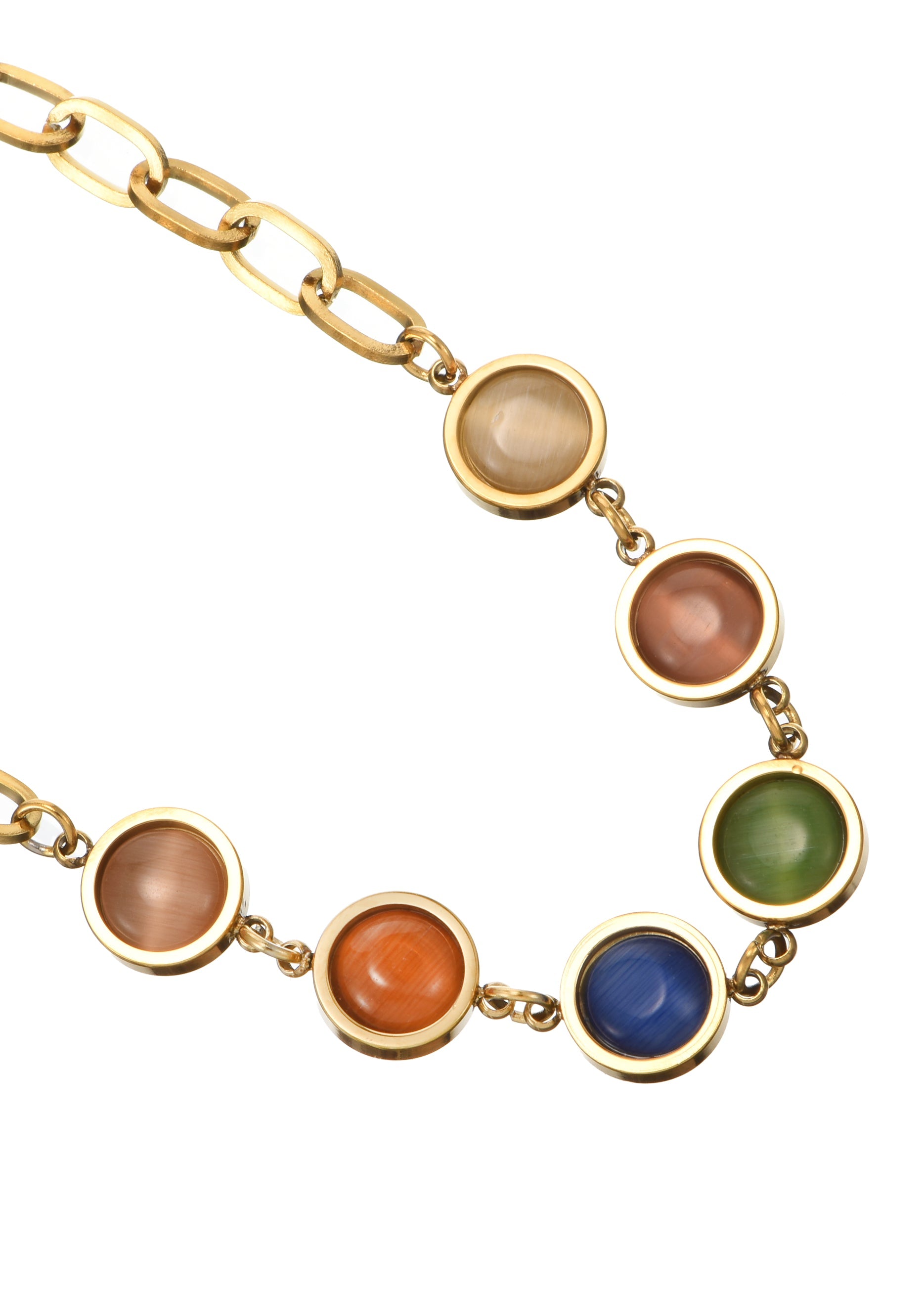 Antonella Buntes goldenes Armband