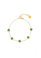 Delilah Green Love Goldenes Armband