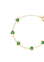 Delilah Green Love Goldenes Armband