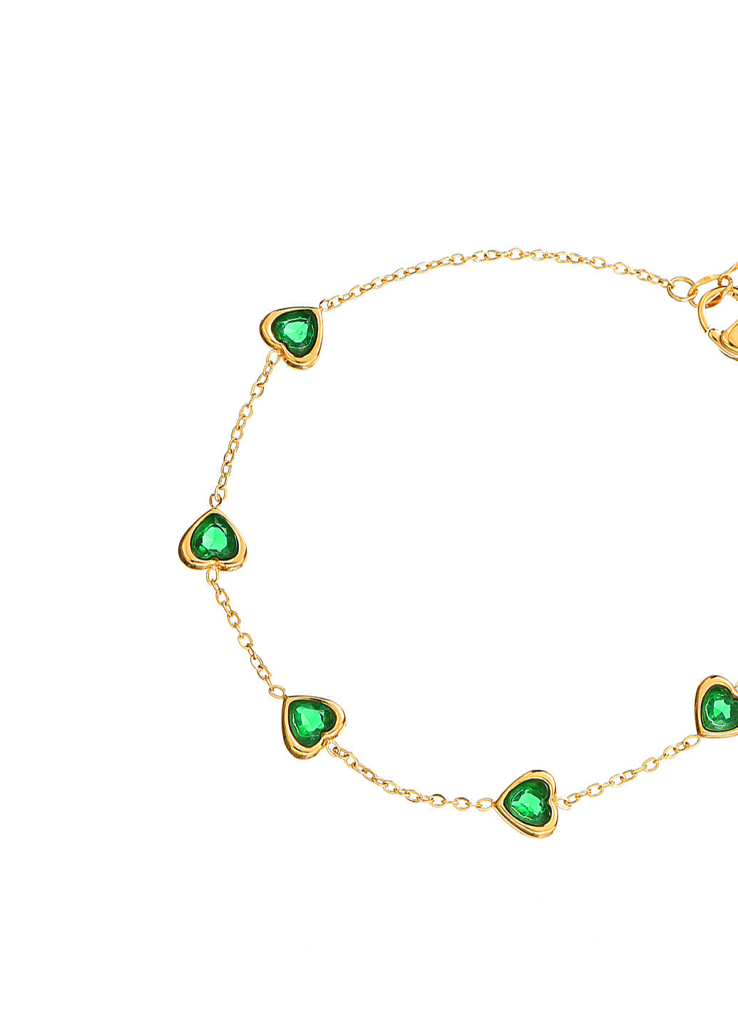 Delilah Green Love Goldenes Armband