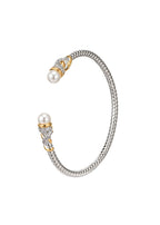 Charlotte Vintage Silber Perlenarmband