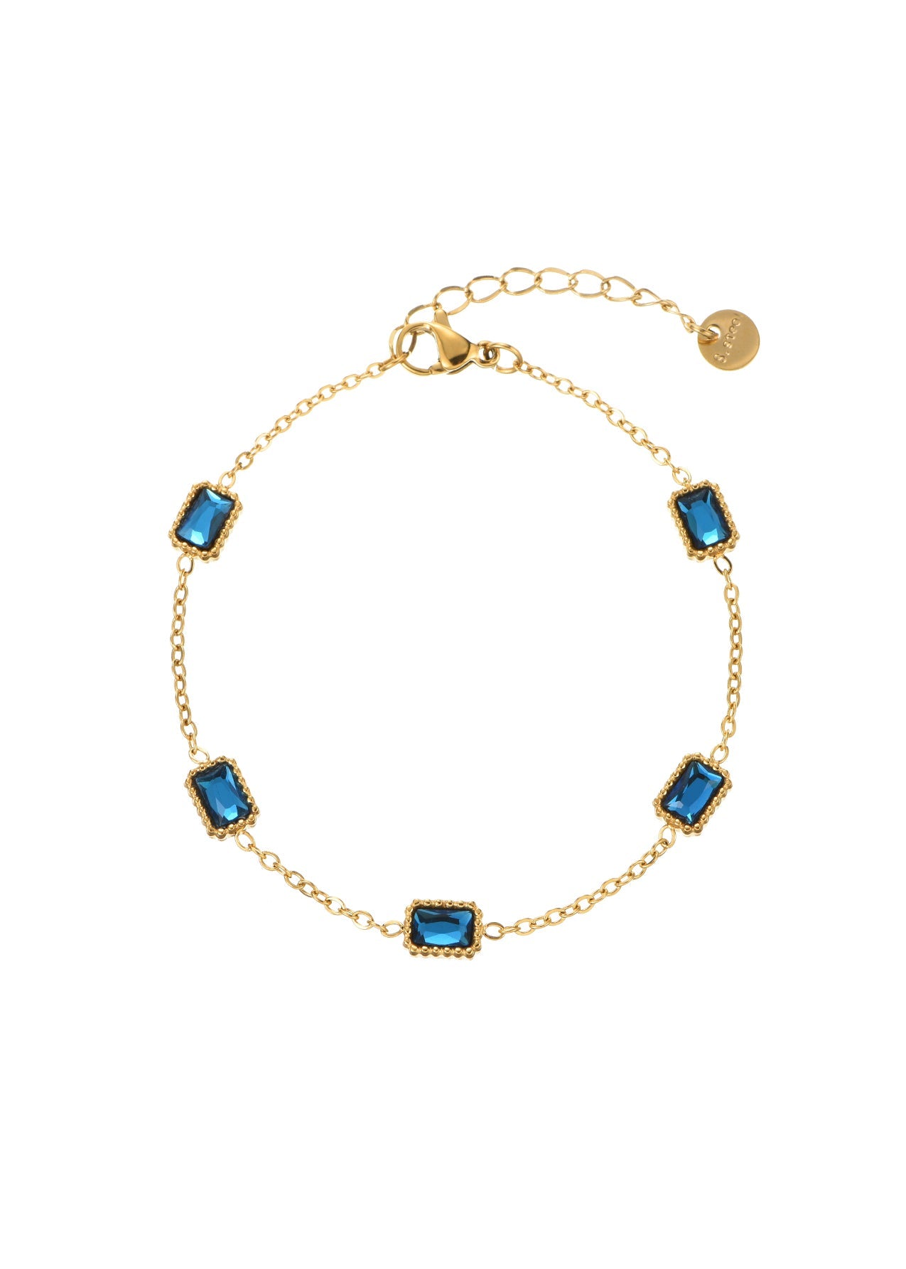 Lam Blaues Goldenes Armband
