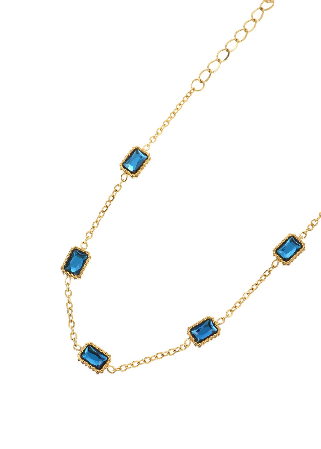 Lam Blaues Goldenes Armband