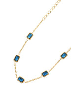 Lam Blaues Goldenes Armband
