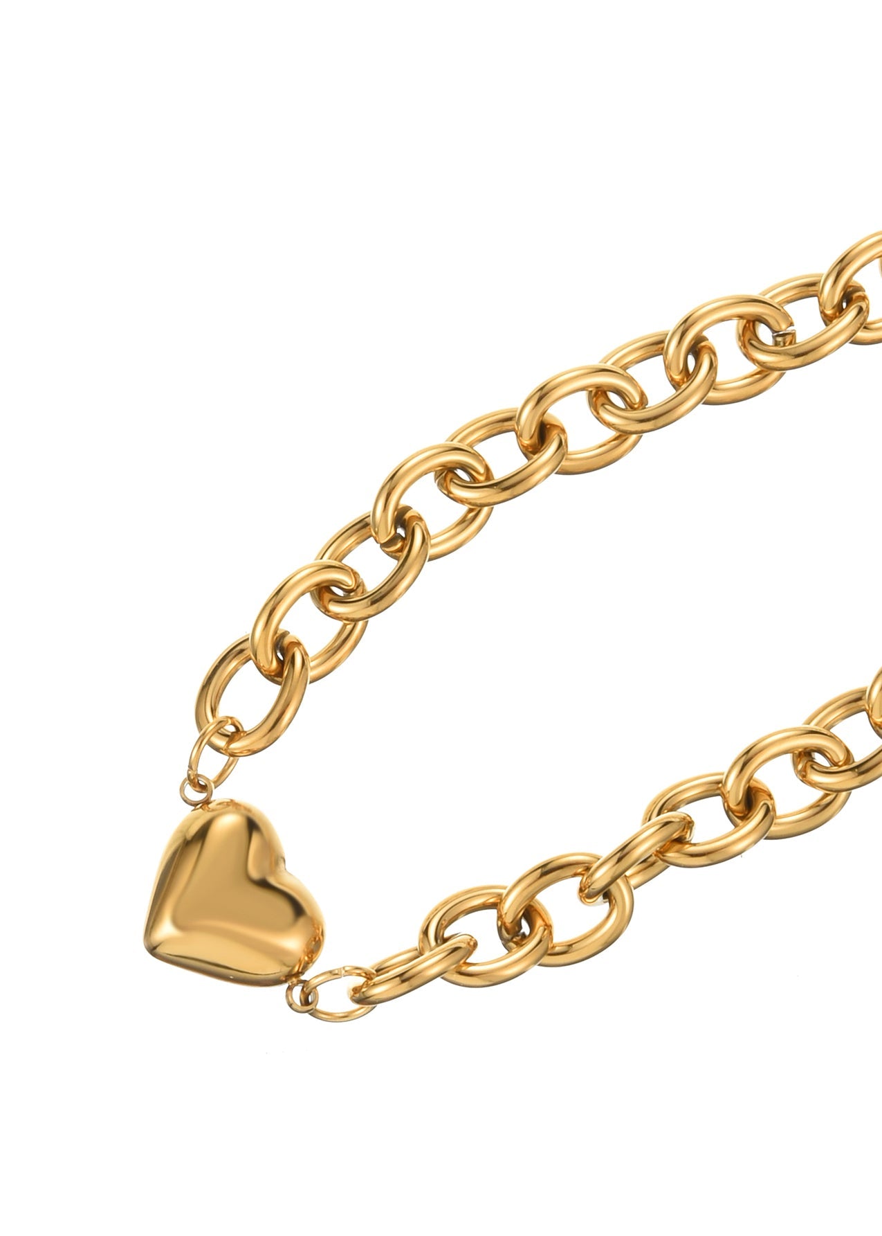 Isabelle Bold Love Goldenes Kettenarmband