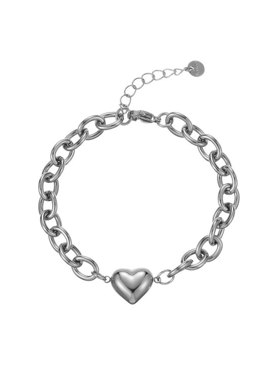 Isabelle Bold Love Silberkettenarmband