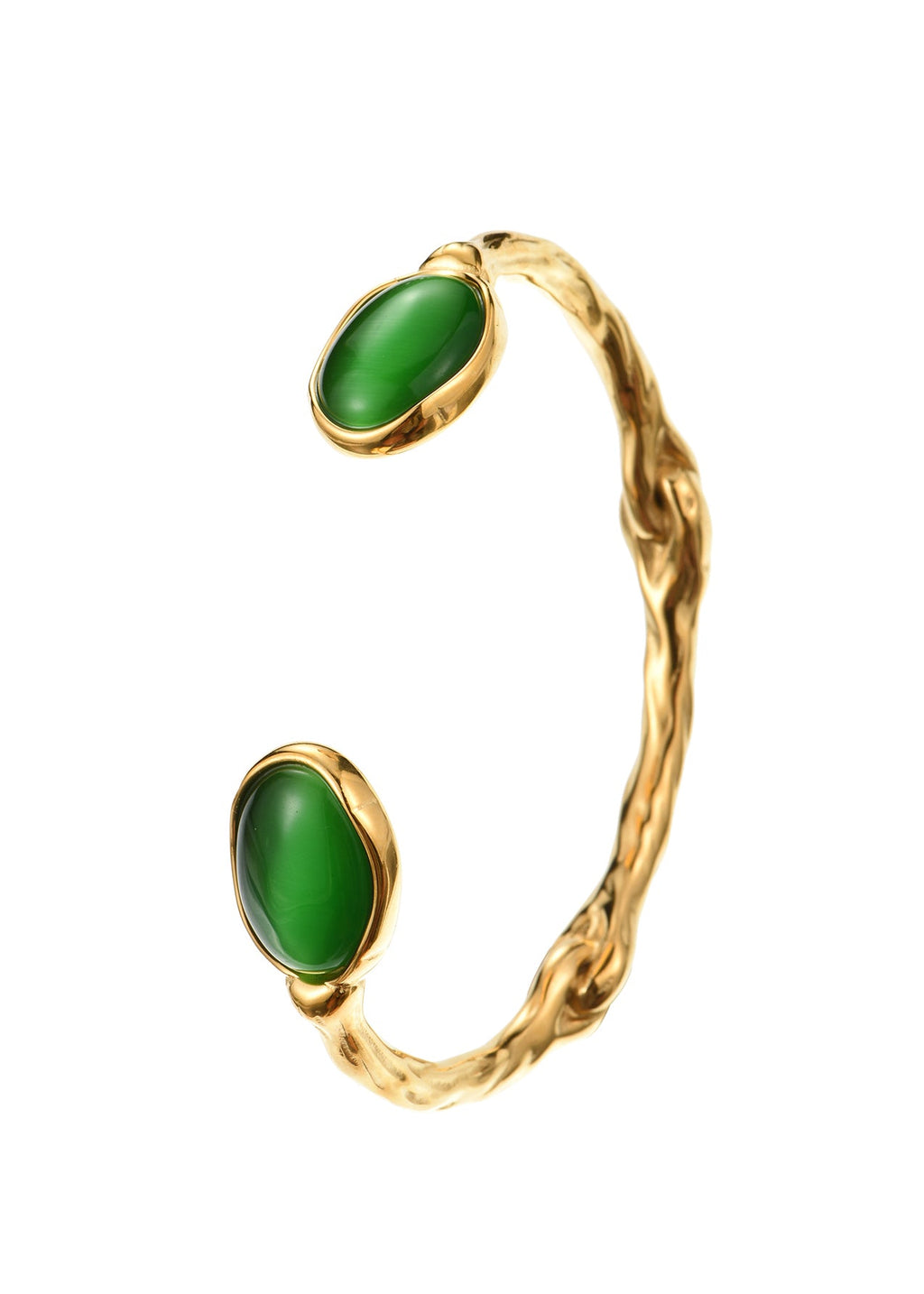 Sammy Grünes goldenes Armband