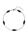 Shadow Black Storm Silberarmband