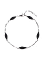 Shadow Black Storm Silberarmband