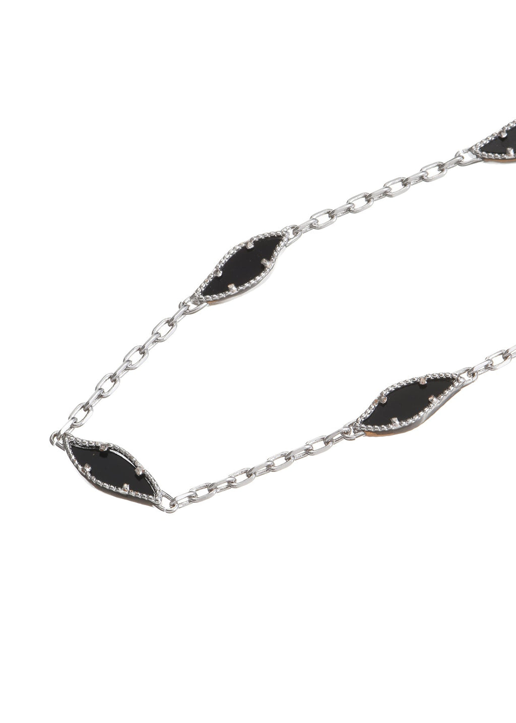 Shadow Black Storm Silberarmband