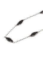 Shadow Black Storm Silberarmband