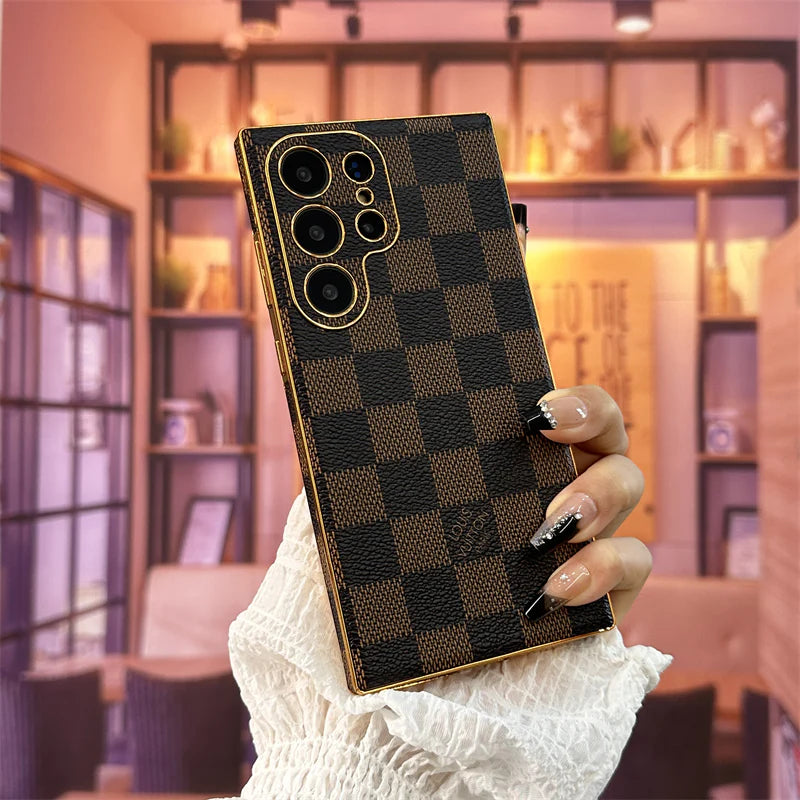 Braune Galaxy-Hülle für Samsung (5 Stile)