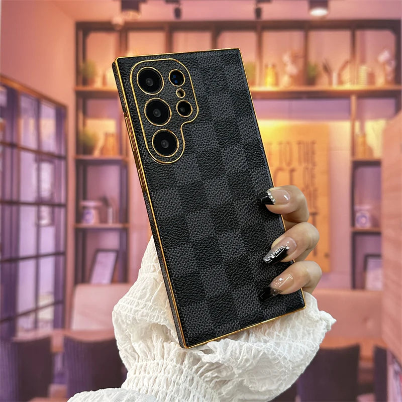 Braune Galaxy-Hülle für Samsung (5 Stile)