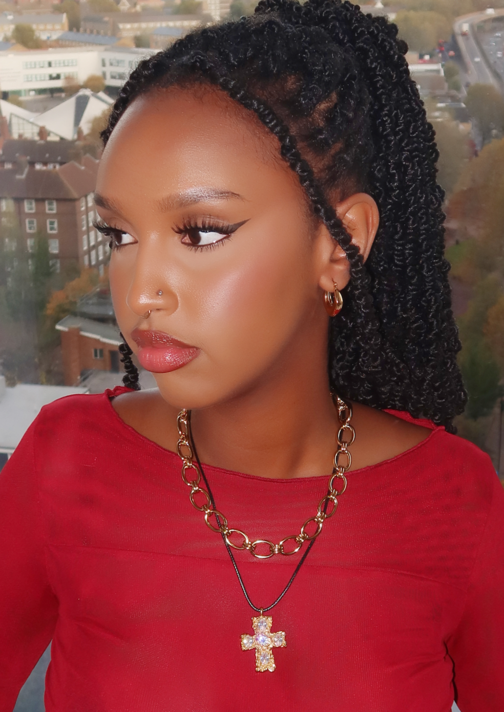 Britt Goldene Kreuzkette