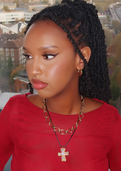 Britt Goldene Kreuzkette