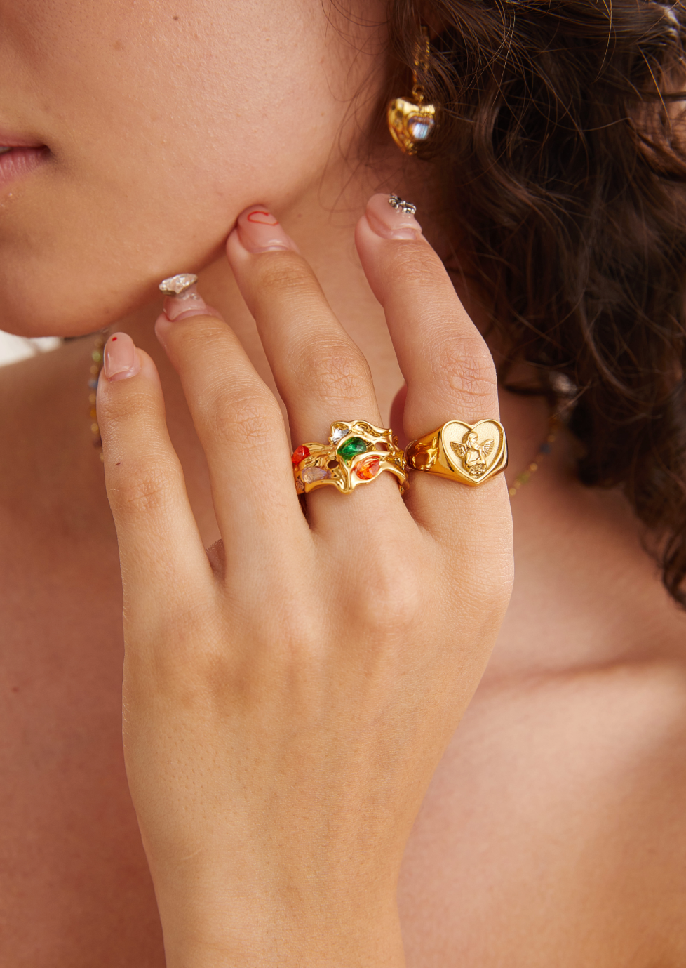 (Kostenlos bei Bestellungen über 150 $) Magic &amp; Angel Ring Set