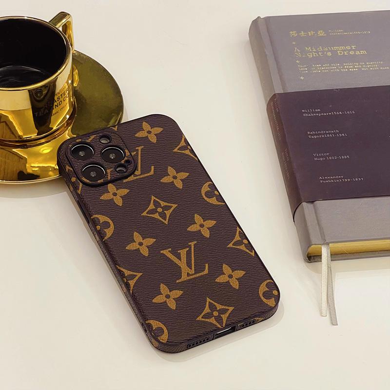 Custodia per telefono di alta qualità in pelle alla moda per iPhone