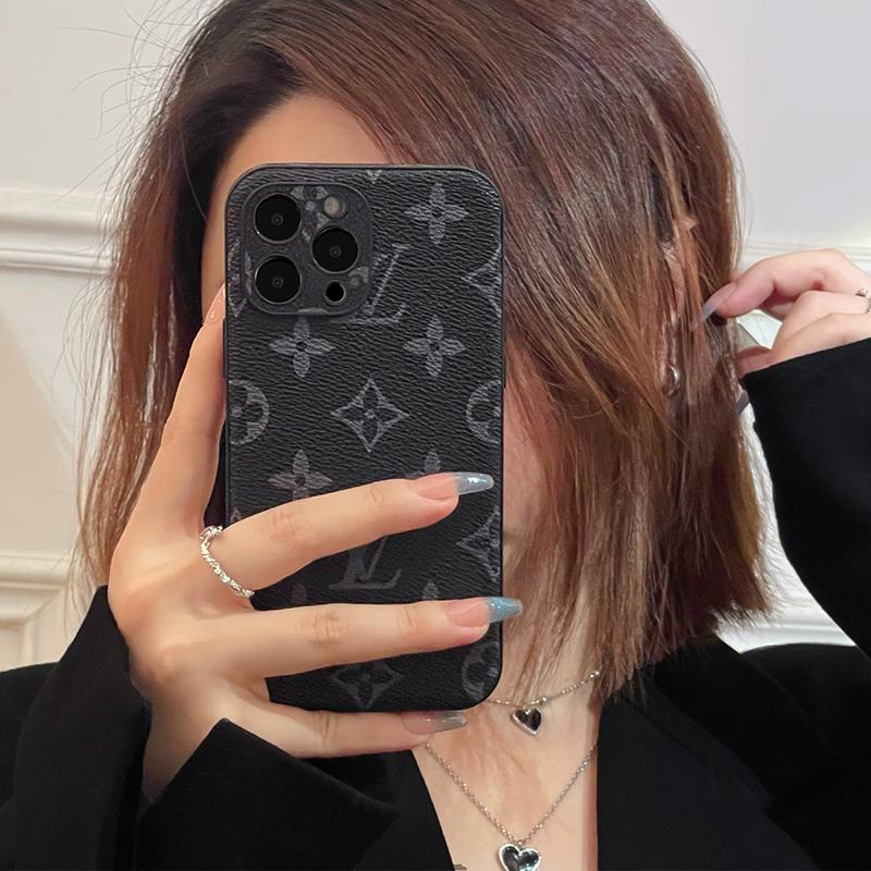 Custodia per telefono di alta qualità in pelle alla moda per iPhone