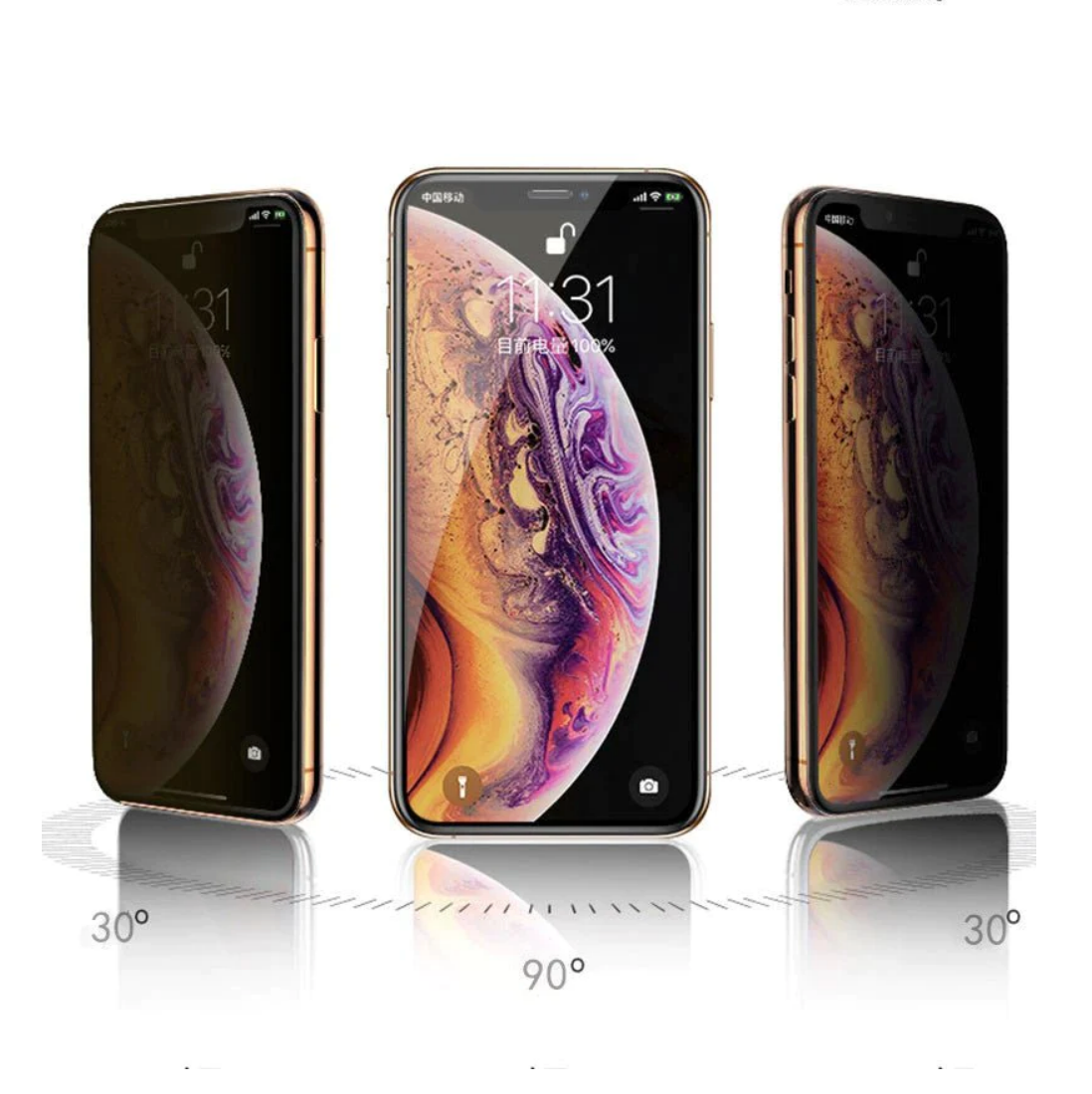 iPhone Privacy-First Anti-Spy Displayschutz 