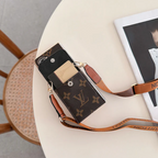 Braune Halterung Lanyard Galaxy Case für Samsung 